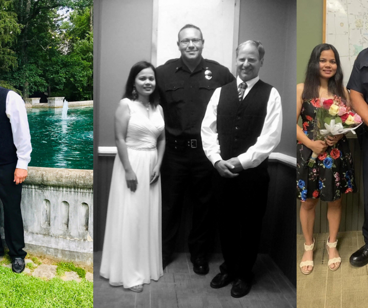 How Village Police Officer John Cioccke went above and beyond the call of duty on a couple’s wedding day