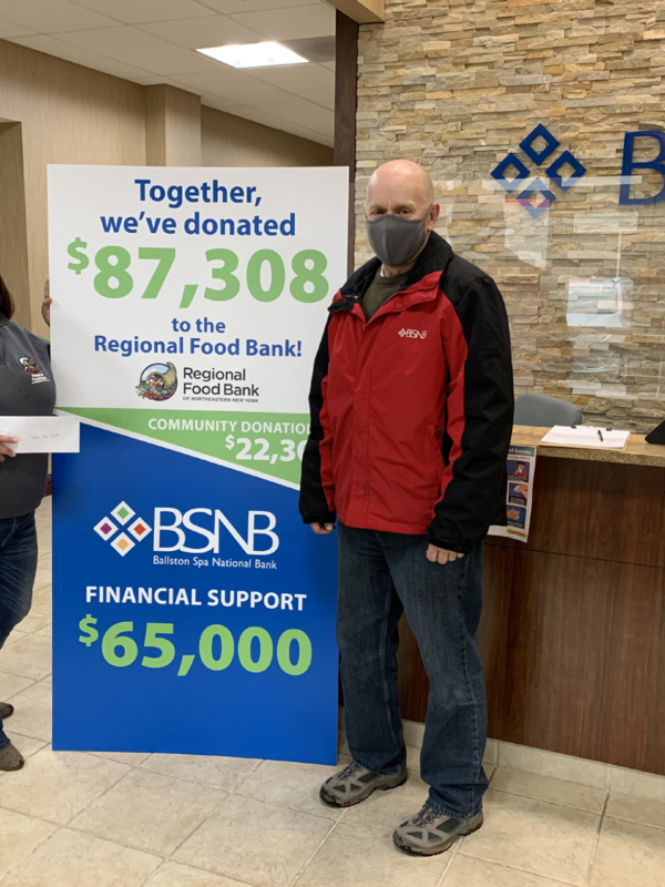 BSNB to host drive-thru food pantry May 10to assist in providing nourishment to thoseserved by the Regional Food Bank of NENY
