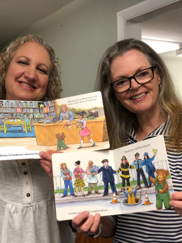 EXTRA! EXTRA! Read all about how village librarian became part of a Corduroy book for young readers